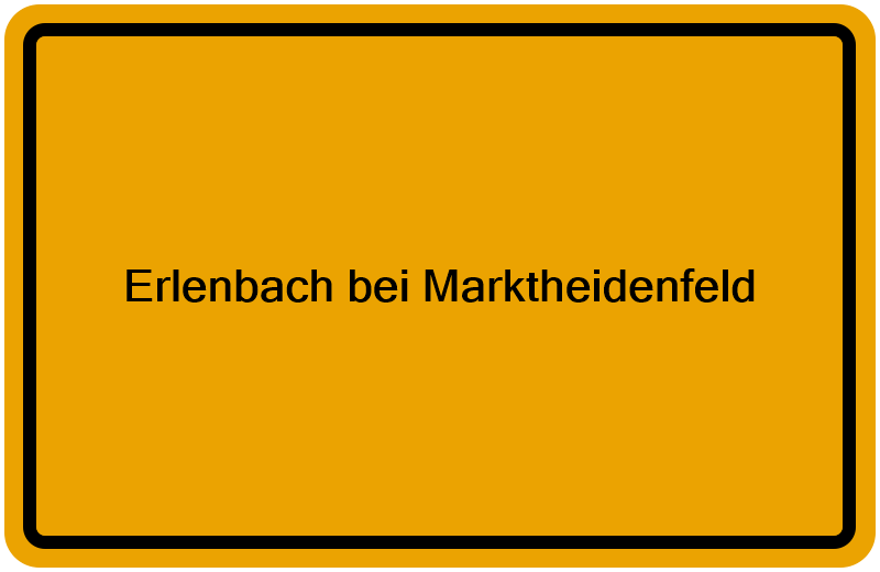 Handelsregisterauszug Erlenbach bei Marktheidenfeld
